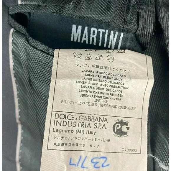 Dolce & Gabbana Black Men's Sport Coat Blazer - Picture 5 of 12